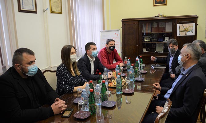 Szenttamáson járt Zoran Gajić, a Szerbiai Röplabdaszövetség elnöke